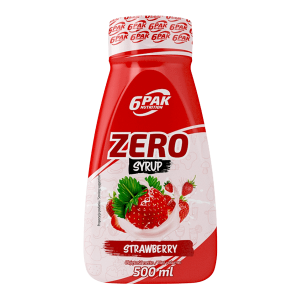 6PAK Syrup ZERO Strawberry – 500ml