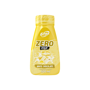 6PAK  Syrup ZERO White Chocolate – 500ml