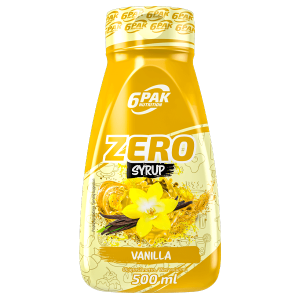 6PAK Syrup ZERO Vanilla – 500ml