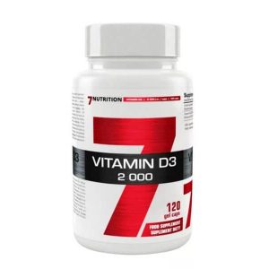 7Nutrition Vitamin D3 2000 – 120 kaps.