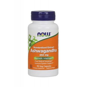 NOW Ashwagandha Ekstrakt 450mg – 90 kaps.