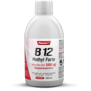 Pharmovit B12 Methyl Forte 1000ug (Witamina B12 w Płynie) – 500ml