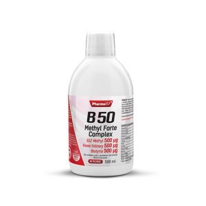 Pharmovit Witamina B50 Methyl Forte Complex Kwas Foliowy Biotyna – 500ml