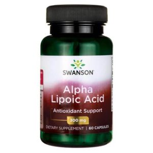 Swanson Alpha Lipolic Acid [Kwas alfa liponowy] 300mg – 60 kaps.