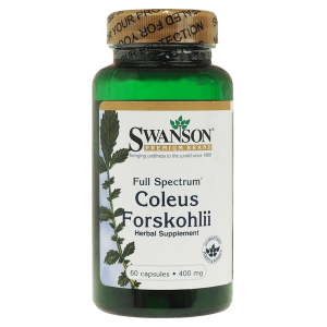 Swanson Full Spectrum Coleus Forskohlii 400mg – 60 kaps.