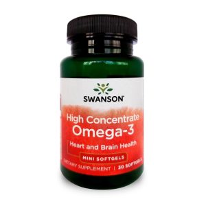 Swanson Omega-3 High Concentrate – 30 kaps.
