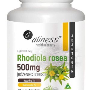 Aliness Rhodiola rosea (różeniec górski) 500mg – 60 kaps