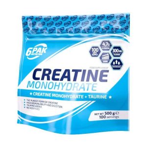 6PAK Creatine Monohydrate Natural – 500g