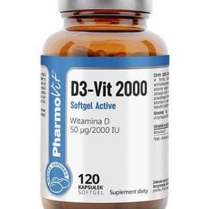PharmoVit D3-Vit 2000 Softgel Active – 120 kaps