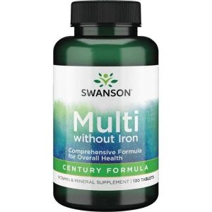 Swanson Multi with Iron Century Formula – 130 kaps.